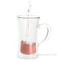 गर्म बिक्री डबल वॉल ग्लास कॉफी ग्लास कप
